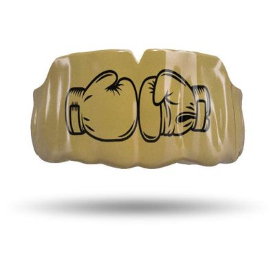 Impact Custom Professional MMA/Boxing/Muay Thai Mouthguard with Trim for Gag Reflex Gold Gloves