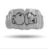 Impact Custom Professional MMA/Boxing/Muay Thai Mouthguard with Trim for Gag Reflex Silver Gloves view 1