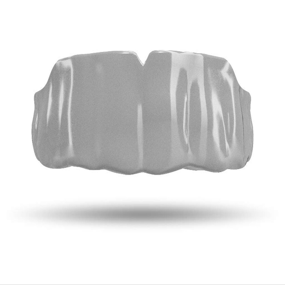Impact Custom Professional MMA/Boxing/Muay Thai Mouthguard with Trim for Gag Reflex (Silver)