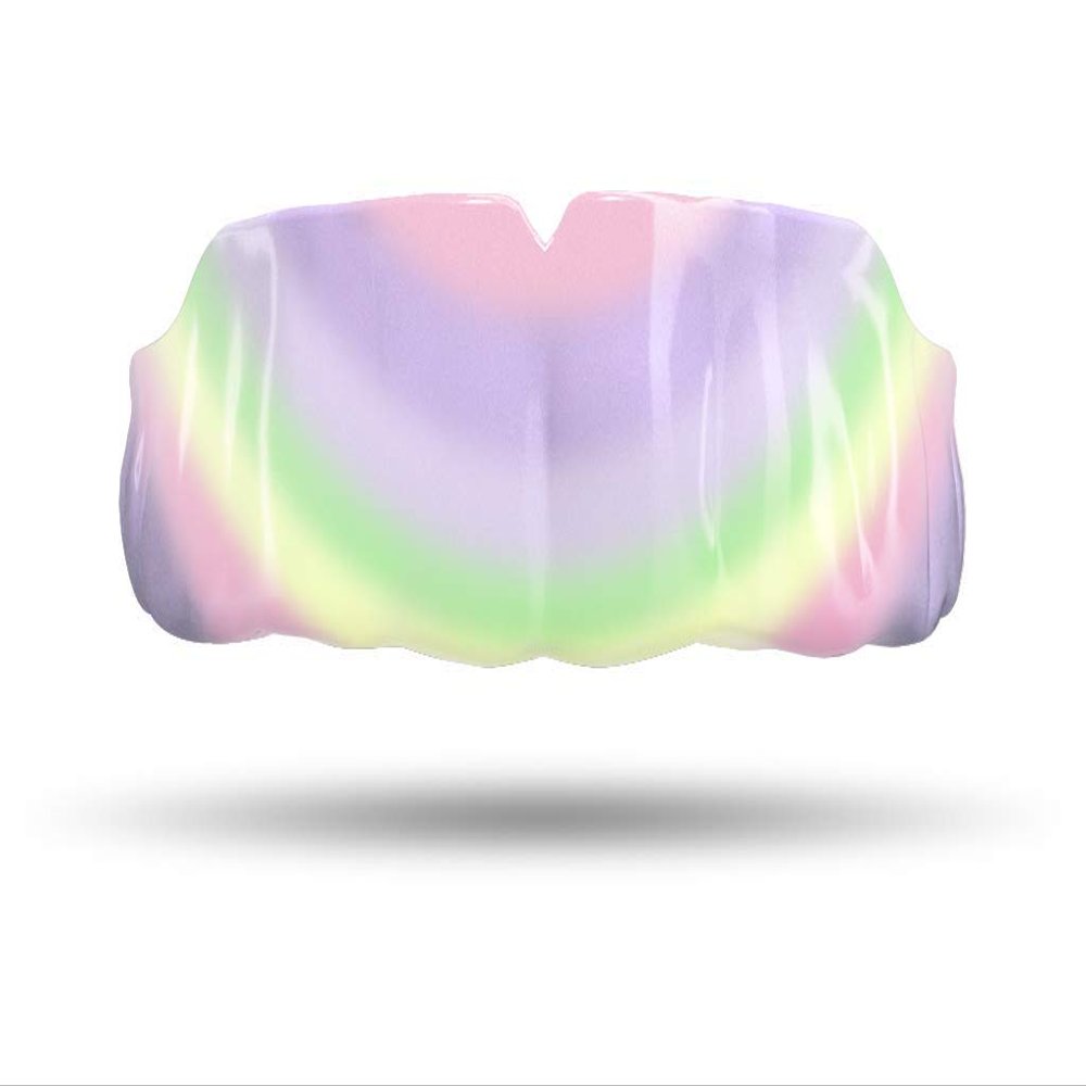 Impact Custom Professional All Sports Mouthguard with Trim for Gag Reflex Pastel Rainbow