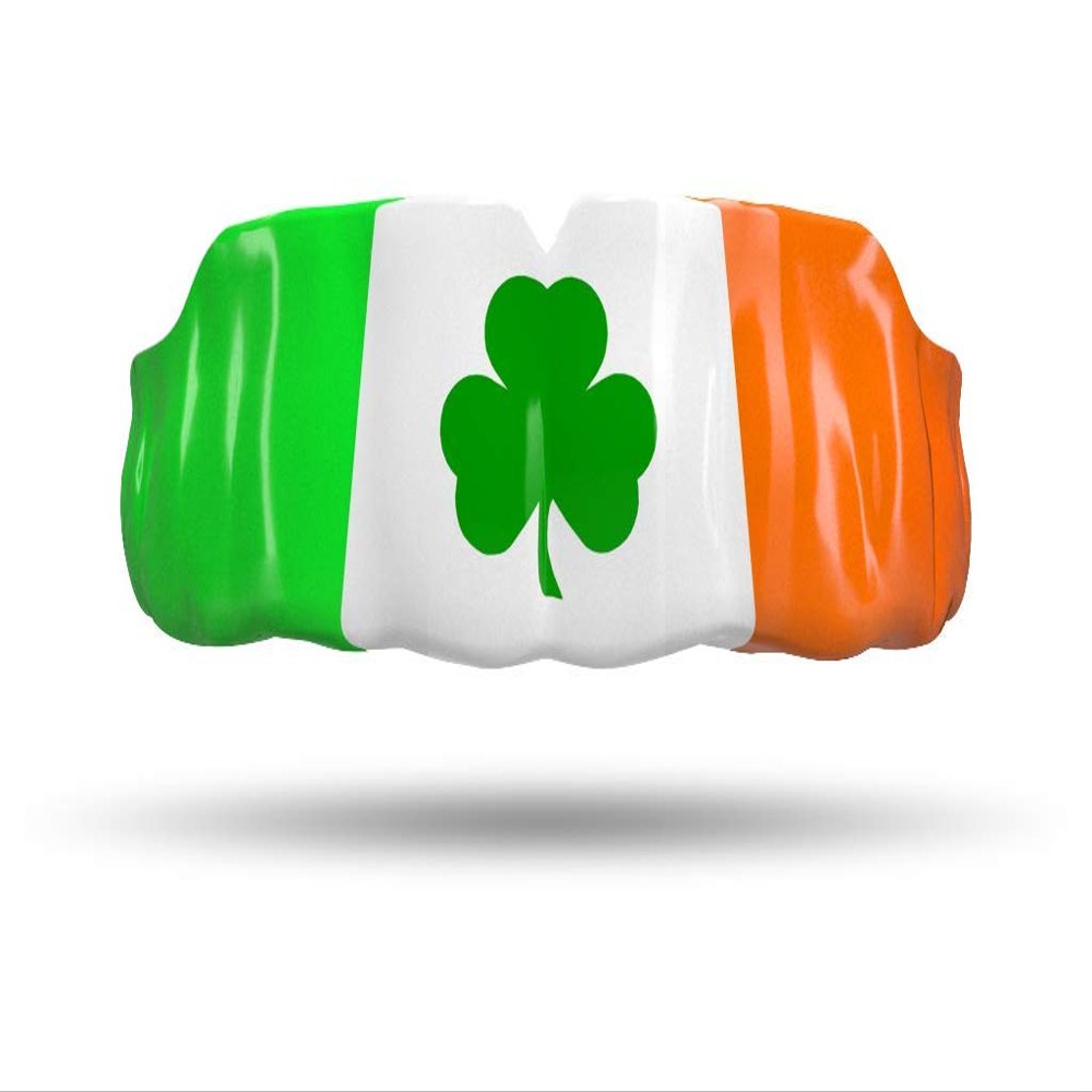Impact Custom Professional MMA/Boxing/Muay Thai Mouthguard with Trim for Gag Reflex (Shamrock)