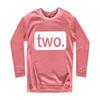 2nd Birthday Outfits for Toddler Girls Shirt 2 Year Old Girl Second Birthday Two (Mauve - Long Sleeve, 3 Years) view 1