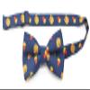Carahere Boys Bow Ties Handmade Adjustable Pre-Tied Pattern Bow Ties For Kids Yellow Orange view 2