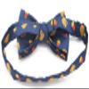 Carahere Boys Bow Ties Handmade Adjustable Pre-Tied Pattern Bow Ties For Kids Yellow Orange view 4