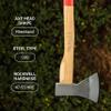 Adler Canoe Axe - German Made with a 19.5 inch Handle Coated in Anti-Slip Black Grip Paint - 1.35 Pound Head Weight view 4
