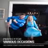Costume Agent Blue & Detective Striped Long Sleeve T-Shirt Halloween Cosplay view 4