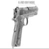 We-Tech WE Full Metal Airsoft Gas Blowback Floral Pattern Pistol 1911 Silver view 4