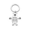 WUSUANED Long Distance Hug Jewelry Sending You A Big Bear Hug Keychain Long Distance Relationships Gift Isolation Missing You Gift (big bear hug keychain) view 1