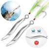 Omelchenko Lure Fishing Lures Bucktail Teasers Set of Two Silver 1.4-Ounce 40gm Saltwater Freshwater view 2