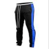 SCREENSHOT Men's Athletic Fitness Slim Fit Workout Track Pants BASIC S41700-Black/Royal-Small view 1
