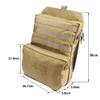 ROCOTACTICAL Tactical Hydration Pack, 3L Military Water Backpack, Tactical Molle Hydration Backpack for Biking, Hiking, Climbing (Bladder not Included) (TAN) view 2