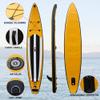 Vilobos SUP Inflatable Stand Up Paddle Board with ISUP Accessories Backpack Paddle Pump Leash Fin and Repair Kit for Youth & Adult (Yellow, 12.5) view 3