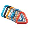 OMUKY Triangle Shape Aluminum Carabiner Clip Heavy Duty Keyring Camping Accessories Large Straight Gate Carabiners 7-Pack (Triangle-7pcs) view 1