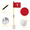 KINGTOP Golf Flagsticks Mini, Putting Green Flag for Yard, All 3 Feet, Golf Pin Flags Hole Cup Set, Fiberglass Portable 2-Section Design, Numbered# 4-6 view 2
