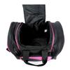 PAPAZAU Bowling Bag for Single Ball - Single Ball Tote Bag with Padded Ball Holder - Fits a Single Pair of Bowling Shoes Up to Mens Size 14 (Black/Pink) view 4