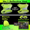 FREEMOVE Reflective Vest; Size X-Large with 2X Bands & Carry Bag + Reflective Belt with 4X Bands & Carry Bag Pink view 2