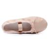 TINRYMX Ballet Shoes Leather Ballet Flats Full Sole Dance Slippers for Girls Toddlers Women, Nude Color, 12.5M Little Kid view 2
