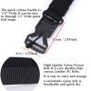 YIANO Quick Release Nylon Belt Military Tactical Webbing Work Belts for Men with Magnetic Buckle 1.26 inch Wide, Outdoor Hiking Golf Belt Black 49" view 3