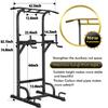 BangTong&Li Power Tower, Pull Up Bar Dip Station/Stand for Home Gym Strength Training Workout Equipment (Black) view 2