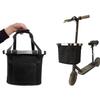 AISHFP Adult Electric Scooter Baskets, Folding Bicycle Basket Front Storage Shrink Pocket Closure Canvas Waterproof Car Basket for Scooters and Bikes, 26X24x34cm view 1