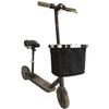 AISHFP Adult Electric Scooter Baskets, Folding Bicycle Basket Front Storage Shrink Pocket Closure Canvas Waterproof Car Basket for Scooters and Bikes, 26X24x34cm view 2