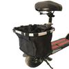 AISHFP Adult Electric Scooter Baskets, Folding Bicycle Basket Front Storage Shrink Pocket Closure Canvas Waterproof Car Basket for Scooters and Bikes, 26X24x34cm view 3