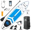 ADVENOR Paddle Board 11'x33 x6 Extra Wide Inflatable Stand Up with SUP Accessories Including Adjustable Paddle,Backpack,Waterproof Bag,Leash,and Hand Pump,Repair Kit (Blue) view 1
