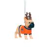 FOCO Auburn Tigers NCAA French Bulldog Wearing Sweater Ornament view 1