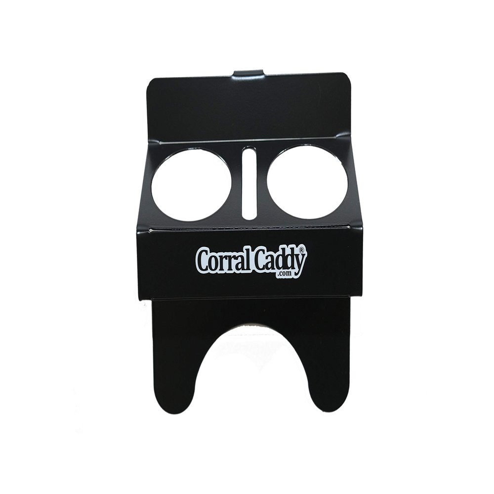 Corral Caddy 'Chiller' - Designed to fit Your Favorite Cooler with an Accessory Notch Under The lid (only Tested on RTIC and YETI) (Black)