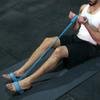 03 Pedal Belt, Double-Strand Rope Blue Sit-up Trainer, Fitness Device Yoga Equipment for Yoga Workout(Pull Rope)