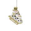 FOCO UCF Knights NCAA Sledding Snowmen Ornament, team color, one size (RONCSMSD) view 1