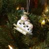 FOCO UCF Knights NCAA Sledding Snowmen Ornament, team color, one size (RONCSMSD) view 4
