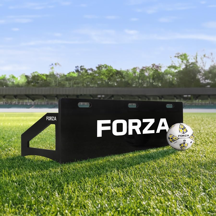 RapidFire Soccer Rebound Board | Soccer Passing Accuracy Training Aid | Soccer Rebounder | Soccer Training Equipment | Soccer Rebound Board for Passing & Shooting Practice (59in x 16in, Single)