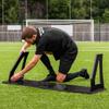 RapidFire Soccer Rebound Board | Soccer Passing Accuracy Training Aid | Soccer Rebounder | Soccer Training Equipment | Soccer Rebound Board for Passing & Shooting Practice (59in x 16in, Single) view 3