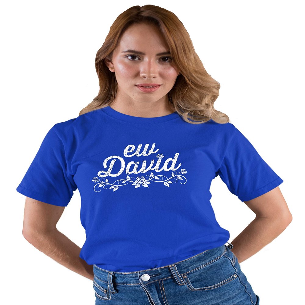 Go All Out XX-Large Royal Blue Adult Ew David T-Shirt