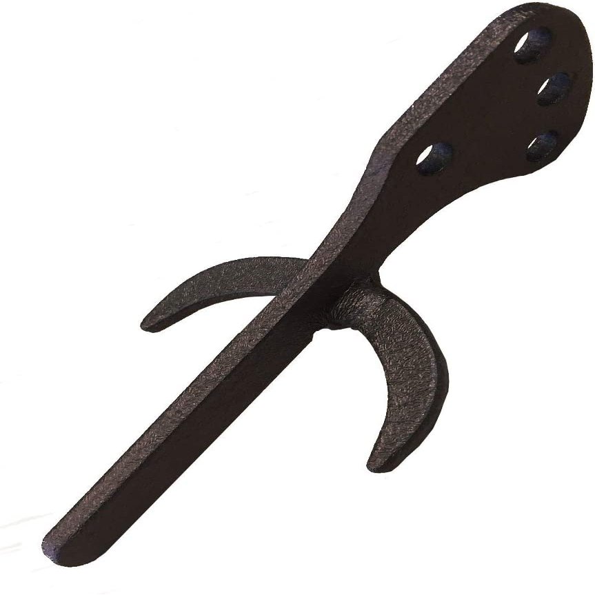 Skull Hooker Little Hooker Powder-Coated Steel Mount Display Prong - Designed for Deer, Pronghorn, Bear and Other Small to Medium Sized Game, Robust Brown