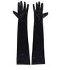 "Maigk 20.47'' Satin Evening Gloves Long Party Dance Elbow Arm Length Opera Cosplay (1, Black)" view 1