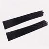 "Maigk 20.47'' Satin Evening Gloves Long Party Dance Elbow Arm Length Opera Cosplay (1, Black)" view 4