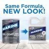 Marine Coat One Iso/Npg Gel Coat White with Wax with MEKP Catalyst for Hardening, with 6 Color Tinting Pigments, Gel Coat Repair Kit for Boats, Fiberglass (1 Quart) view 2