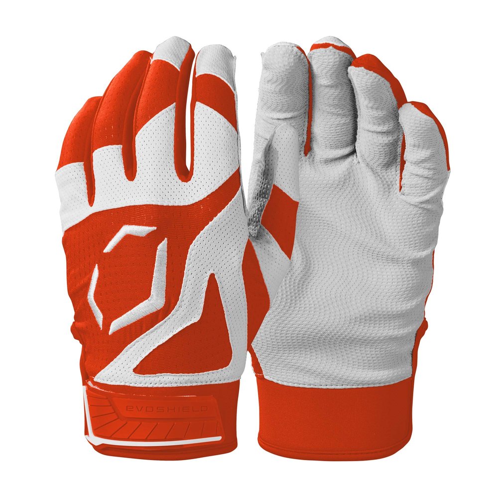 Evoshield SRZ-1 Adult Batting Gloves - Orange, XX-Large