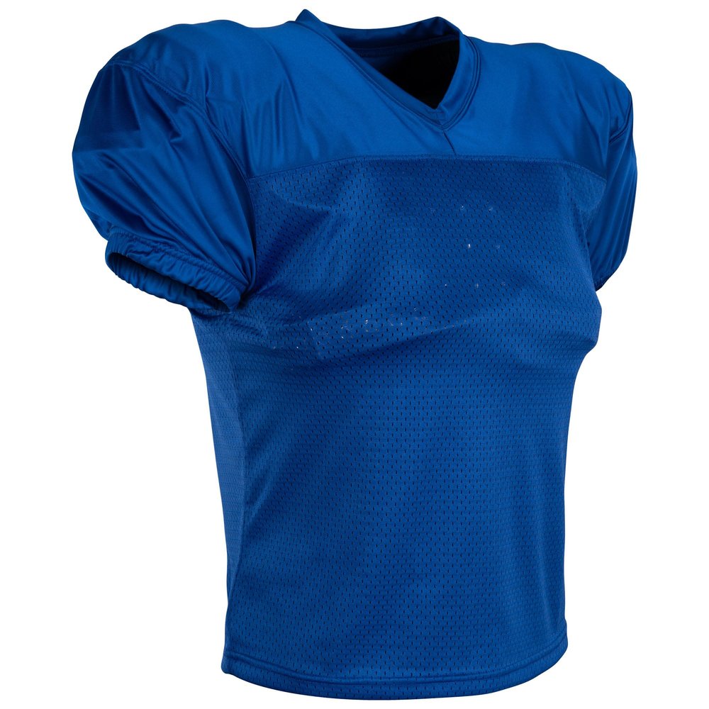 Champro Boys' Preseason Practice Mesh Youth Football Jersey, Royal, Medium