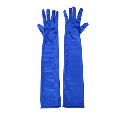 "Maigk 20.47'' Satin Evening Gloves Long Party Dance Elbow Arm Length Opera Cosplay (1, Royal Blue)"