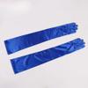 "Maigk 20.47'' Satin Evening Gloves Long Party Dance Elbow Arm Length Opera Cosplay (1, Royal Blue)" view 2