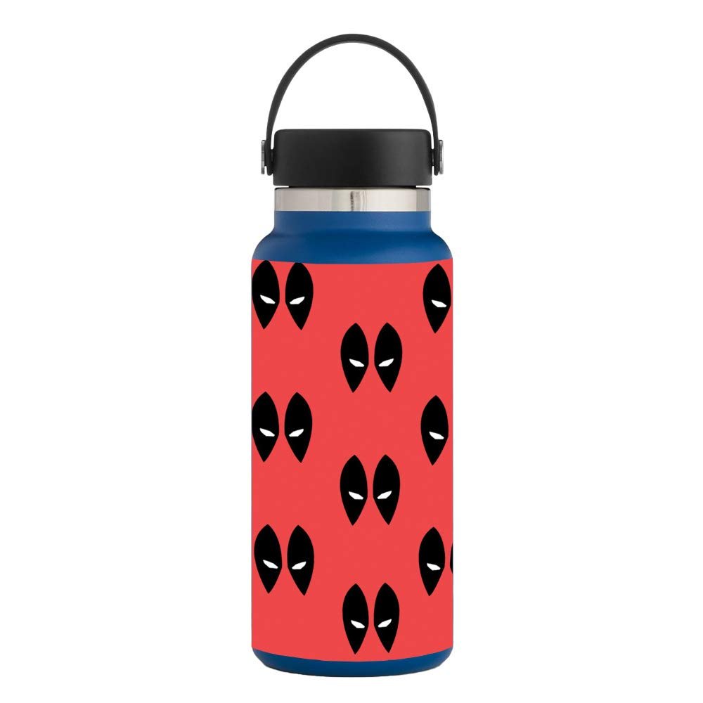 MightySkins Skin for Hydro Flask 32 oz. Wide Mouth - Dead Eyes Pool | Protective, Durable, and Unique Vinyl Decal wrap Cover | Easy to Apply, Remove, and Change Styles | Made in The USA