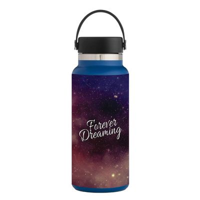 MightySkins Skin for Hydro Flask 32 oz. Wide Mouth - Forever Dreaming | Protective, Durable, and Unique Vinyl Decal wrap Cover | Easy to Apply, Remove, and Change Styles | Made in The USA