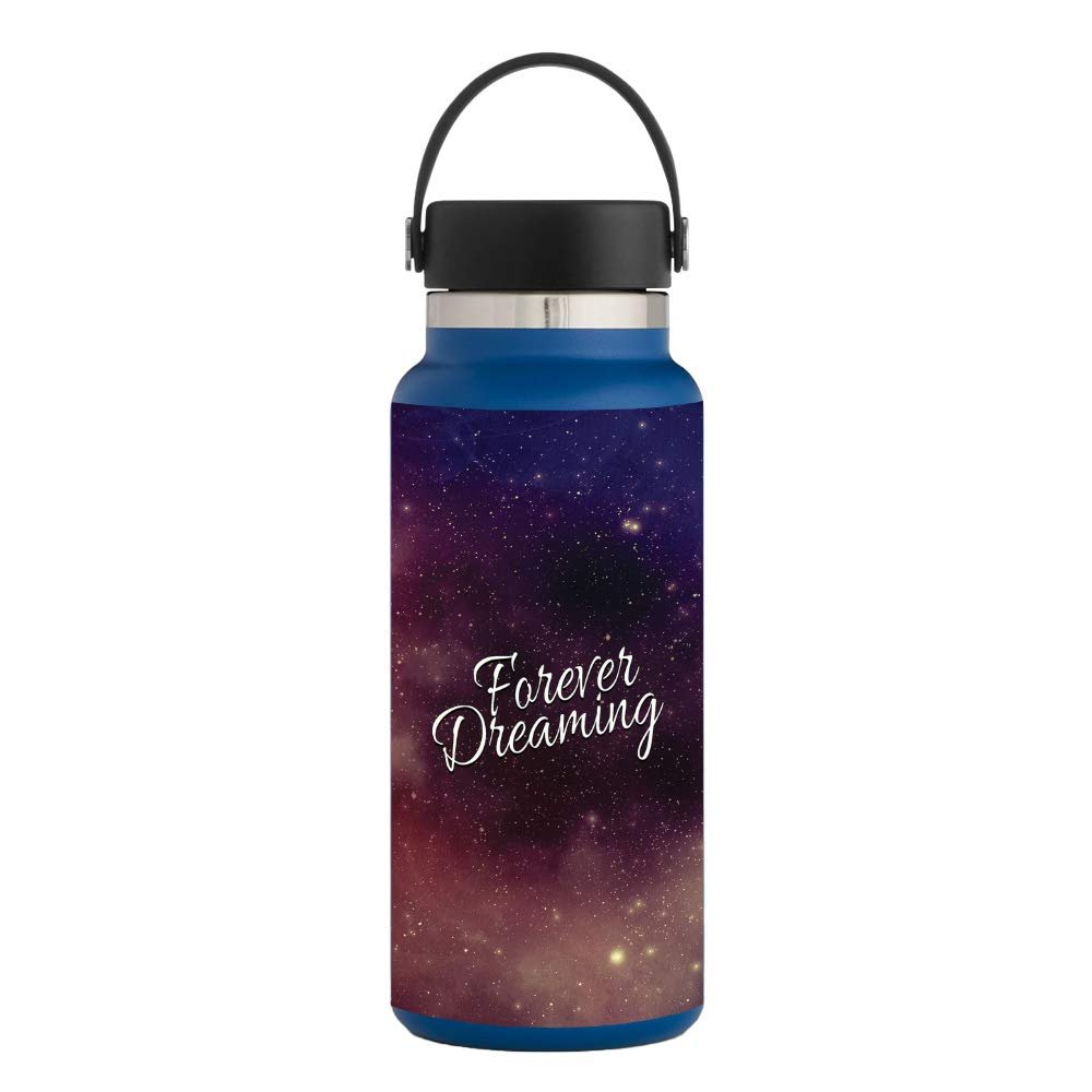 MightySkins Skin for Hydro Flask 32 oz. Wide Mouth - Forever Dreaming | Protective, Durable, and Unique Vinyl Decal wrap Cover | Easy to Apply, Remove, and Change Styles | Made in The USA