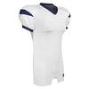 CHAMPRO Standard Backer Adult Football Jersey, White/Navy, Medium view 1