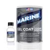 Marine Coat One Gel Coat - ISO/NPG Clear Gel Coat Without Wax with MEKP Catalyst (1 Quart) view 1