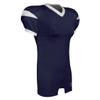 CHAMPRO Backer Football Game Jersey, Adult X-Large, Navy, White view 1