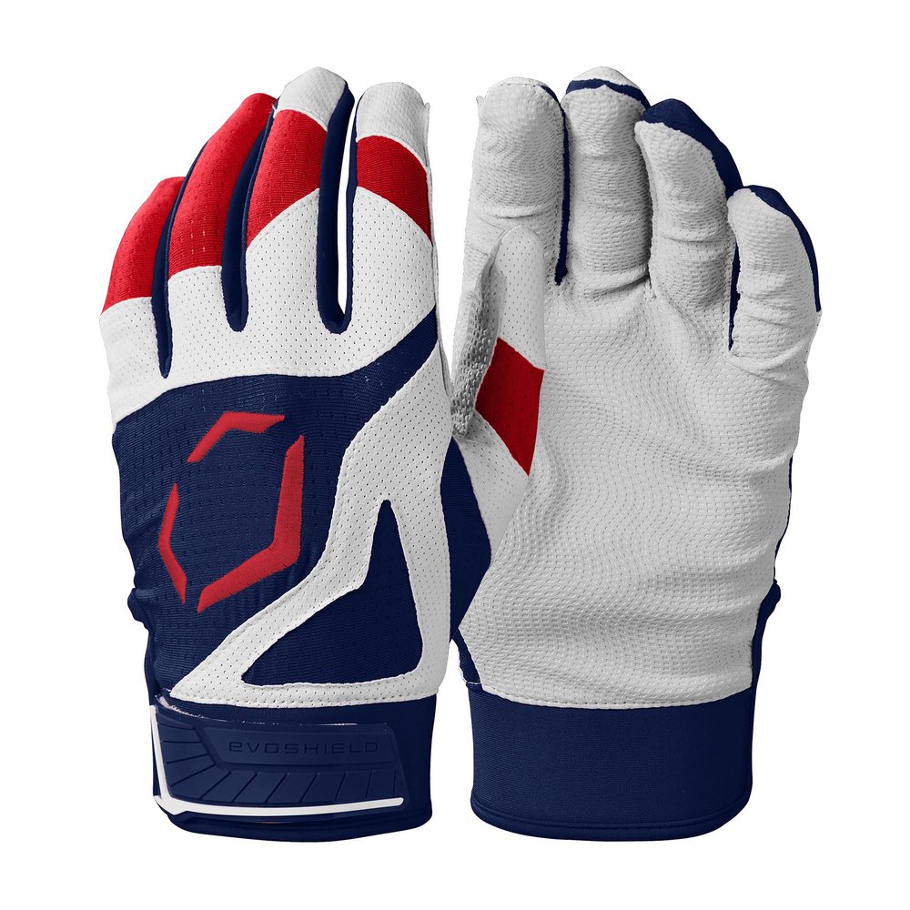 EvoShield SRZ-1 Adult Batting Gloves - USA, Large
